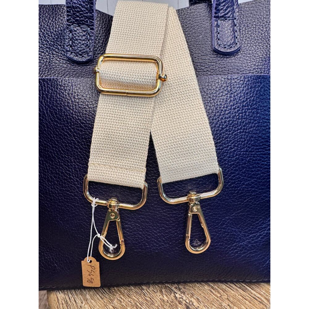 Crossbody Purse Strap Solid Cream Bag Strap Guitar Strap NEW Cream Purse Strap